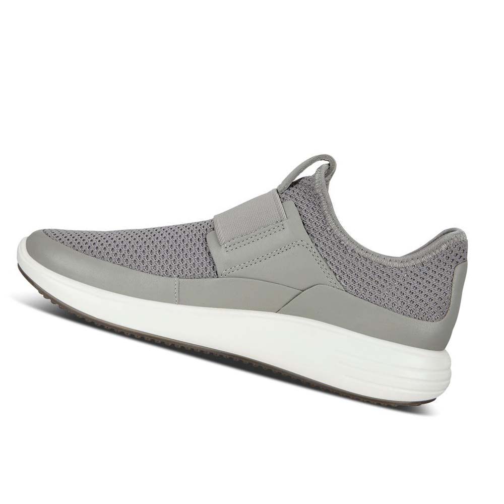 Női Ecco Soft 7 Runner Slip-on Alkalmi Cipő Szürke | HU 75HAP